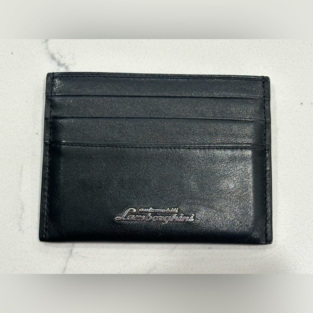 Lamborghini Wallet Card Holder OEM Genuine LBPU00171M